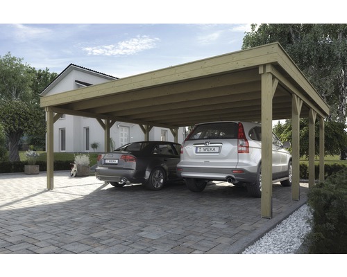 Doppelcarport weka 609 Gr. 1 576 x 591 cm kesseldruckimprägniert