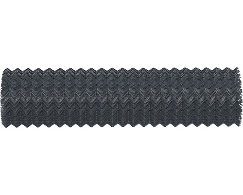 4-Eckgeflecht Set Maschenweite 40 mm, 25 x 1,25 m, antharzit Kunststoff Gewebe für Bewässerungsanlagen