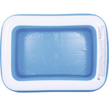 Aufstellpool Fast-Set-Pool Familypool PVC eckig 197x143x49 cm ohne Zubehör blau/weiss