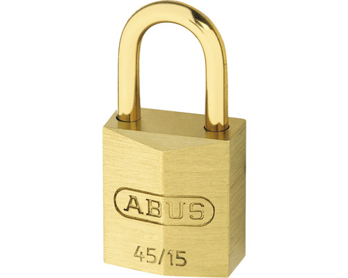 Vorhängeschloss Abus 45MB/15 Messing Lock-Tag 15 mm Vorhängeschloss Abus 45MB/15 Messing Lock-Tag 15 mm