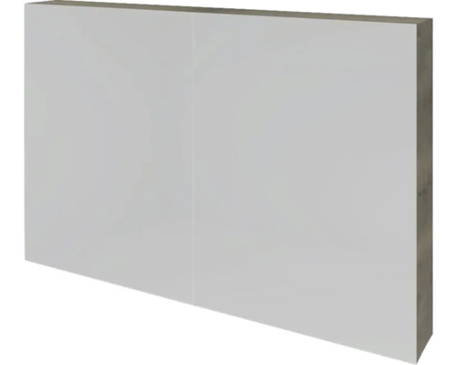 Spiegelschrank Sanox 100 x 12 x 65 cm charleston 2-türig doppelt verspiegelt Weißer Heizkörper-Verkleidung