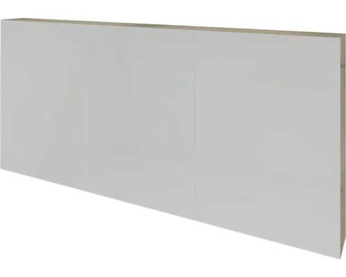 Spiegelschrank Sanox 140 x 12 x 65 cm französiche Eiche3-türig doppelt verspiegelt
