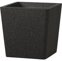 Übertopf iQ the green protector Konisch Viereck 32 x 32 x 32 cm Kunststoff schwarz