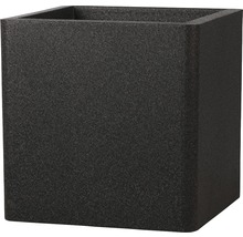 Übertopf iQ the green protector Würfel 39 x 39 x 39 cm Kunststoff schwarz
