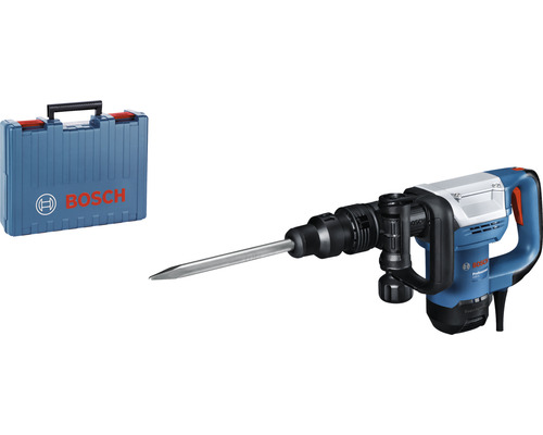 Schlaghammer mit SDS max Bosch Professional GSH 5 inkl. 1 x Spitzmeißel, Zusatzhandgriff und Handwerkerkoffer