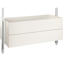 Schubladenkasten Relax Leinen beige 900 mm