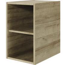 Holzfarbenes Regalelement mit einem Einlegeboden