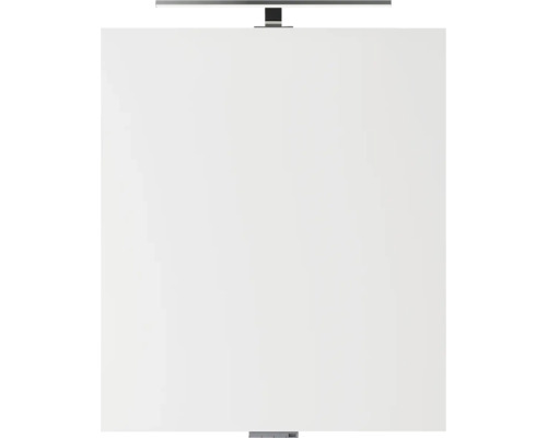 Weißer Spiegelschrank mit Beleuchtung