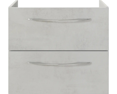 Waschtischunterschrank mit zwei Schubladen und Griffen