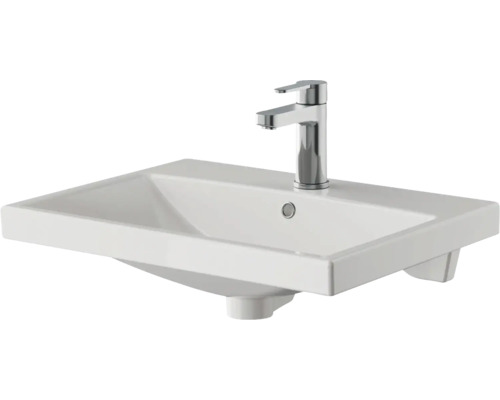 Keramikwaschtisch mit Armatur