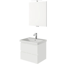 Waschtisch mit Unterschrank, Waschbecken und Spiegel für das Badezimmer
