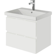 Waschtischunterschrank mit Waschbecken und Armatur