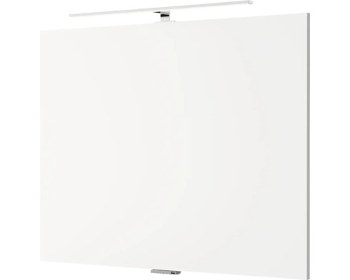 Weißer Spiegelschrank mit integrierter Beleuchtung