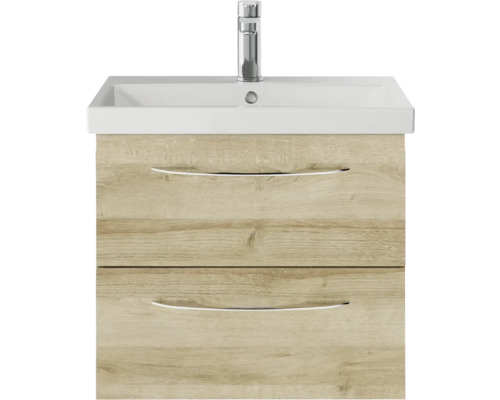 Waschtischunterschrank mit zwei Schubladen und Waschbecken