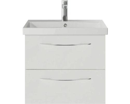 Waschtischunterschrank mit zwei Schubladen und Armatur