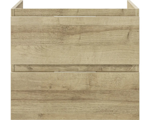 Waschtischunterschrank mit zwei Schubladen in Holzoptik