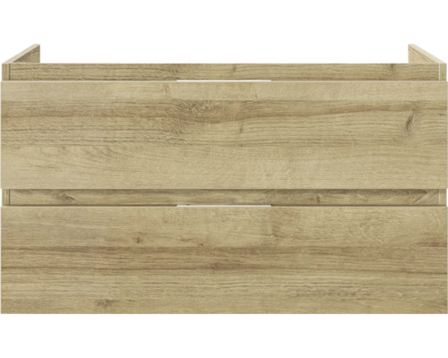 Waschbeckenunterschrank mit zwei Schubladen in Holzoptik