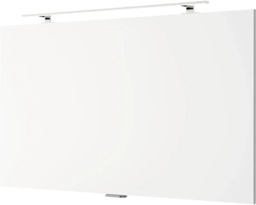 Rechteckiger Spiegel mit Beleuchtung