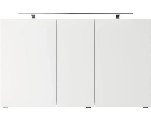 Badezimmerschrank mit drei Türen und Beleuchtung