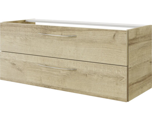 Waschtischunterschrank mit zwei Schubladen in Holzoptik