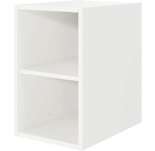 Badmöbelset 4-teilig Pelipal Serie 4035 BxHxT 88 x 61,2 x 44,5 cm Frontfarbe weiß mit Waschtisch Keramik weiß Griff chrom glanz 40350900211500