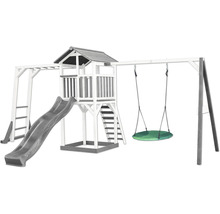 Spielturm mit Rutsche, Schaukel und Klettergerüst für den Garten