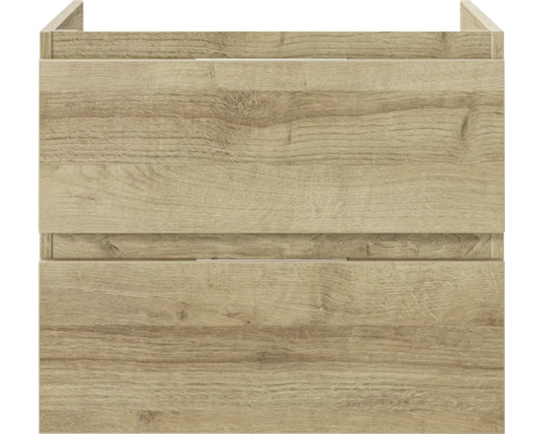 Waschtischunterschrank mit zwei Schubladen in Holzoptik