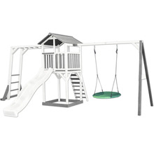 Spielturm mit Rutsche, Leiter, Schaukel und Aussichtsplattform für den Garten
