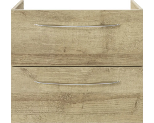 Badezimmerschrank mit zwei Schubladen und Griffen