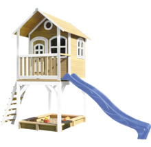 Spielhaus mit Rutsche und Sandkasten für den Garten