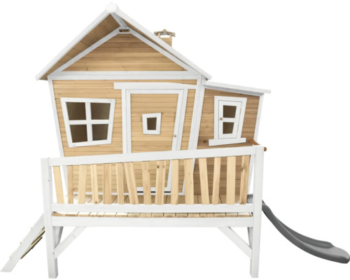 Spielhaus mit Rutsche und Leiter