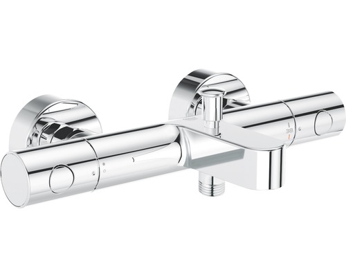 GROHE Badewannenarmatur mit Thermostat GROHTHERM 800 COSMOPOLITAN chrom 34766000 Thermostat-Brausearmatur aus Metall