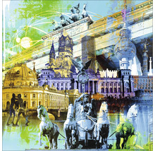 Illustration von Berliner Sehenswürdigkeiten.