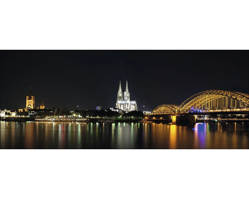 Glasbild Köln XXXII 125x50 cm