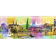 Dekorative Leinwand mit Bremen Stadtansicht
