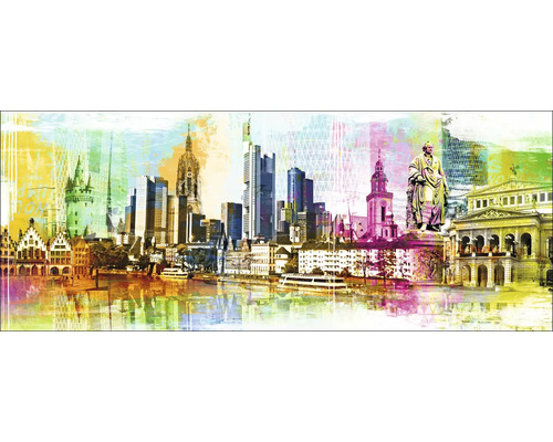 Glasbild Frankfurt XIV 125x50 cm