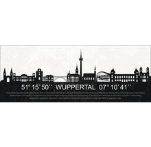 Skyline von Wuppertal als Wanddekoration