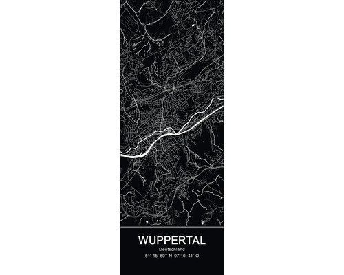 Glasbild Wuppertal XLII 30x80 cm