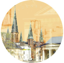 Glasbild Oldenburg XX Ø 20 cm