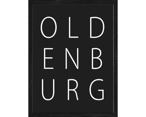Gerahmtes Bild Oldenburg XXVII 33x43 cm