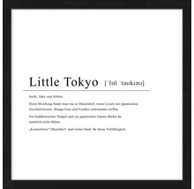 Gerahmtes Bild mit dem Text Little Tokyo