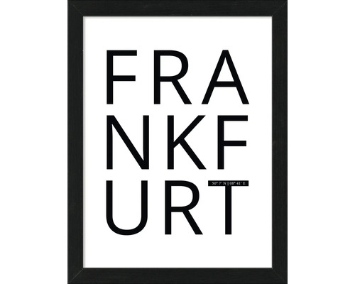 Gerahmtes Bild Frankfurt XV 33x43 cm
