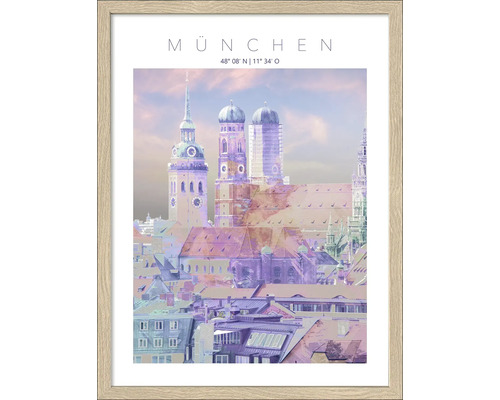 Gerahmtes Bild München XXIV 33x43 cm
