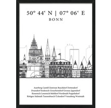 Gerahmtes Bild Bonn XV 53x73 cm