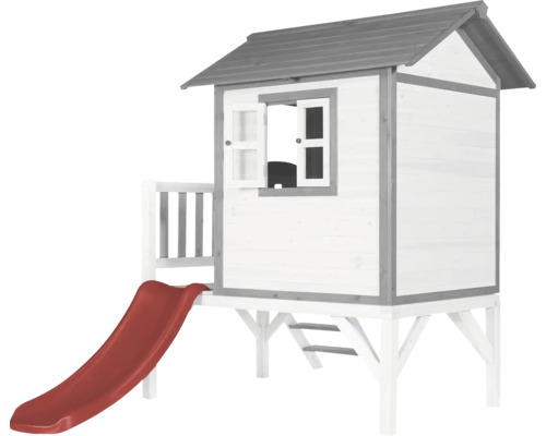 Spielhaus mit Rutsche für den Außenbereich