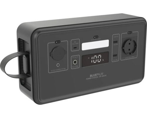 BluePalm Powerstation BP 3000K mit verschiedenen Anschlüssen