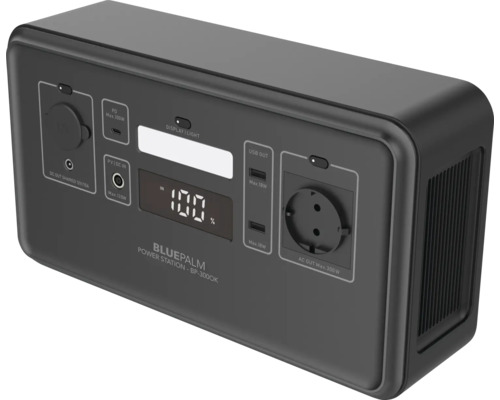 BluePalm Power Station BP-3000K mit verschiedenen Anschlüssen