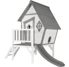 Spielhaus mit Rutsche aus Holz