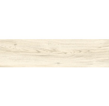 Steingut Wand- und Bodenfliese Woddy beige 15 x 60 x 0,8 cm matt-thumb-2