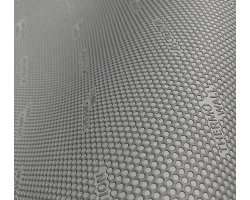 Detailansicht einer Thermowall-Folie mit perforierter Oberfläche